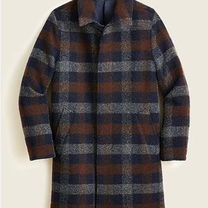 J. Crew Ludlow car coat topcoat in wool blend